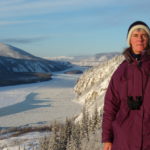 Frances on the Moosehide Slide trail, Dawson City (© Frances Backhouse)